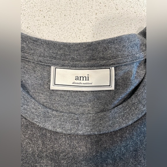 AMI alexandre Mattiussi wool and jersey tshirt - Picture 3 of 10